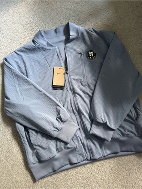 NIKE SABRINA REVERSIBLE JACKET MEN'S LARGE BLUE DRI FIT